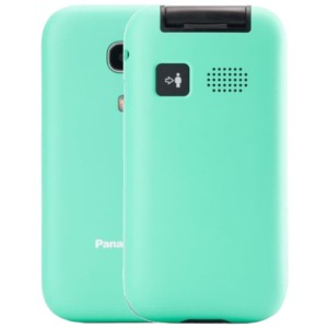 Panasonic KX-TU400EXC Turquoise - Téléphone portable pour seniors
