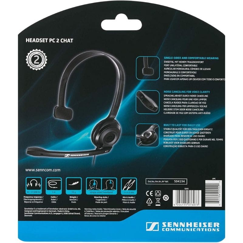 EPOS PC 2 Chat Aux 2 x 3,5 mm 2 metros Negro - Auriculares con micrófono - Ítem5