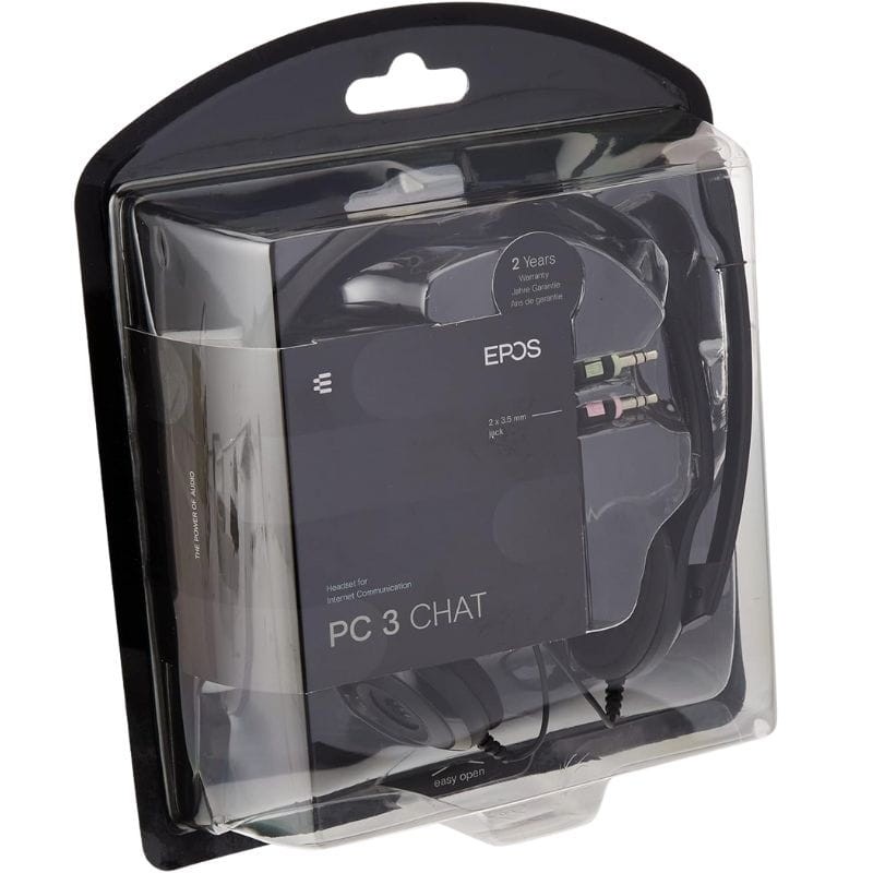 EPOS PC 3 Chat Aux 2 x 3,5 mm 2 metros Negro - Auriculares con micrófono - Ítem5