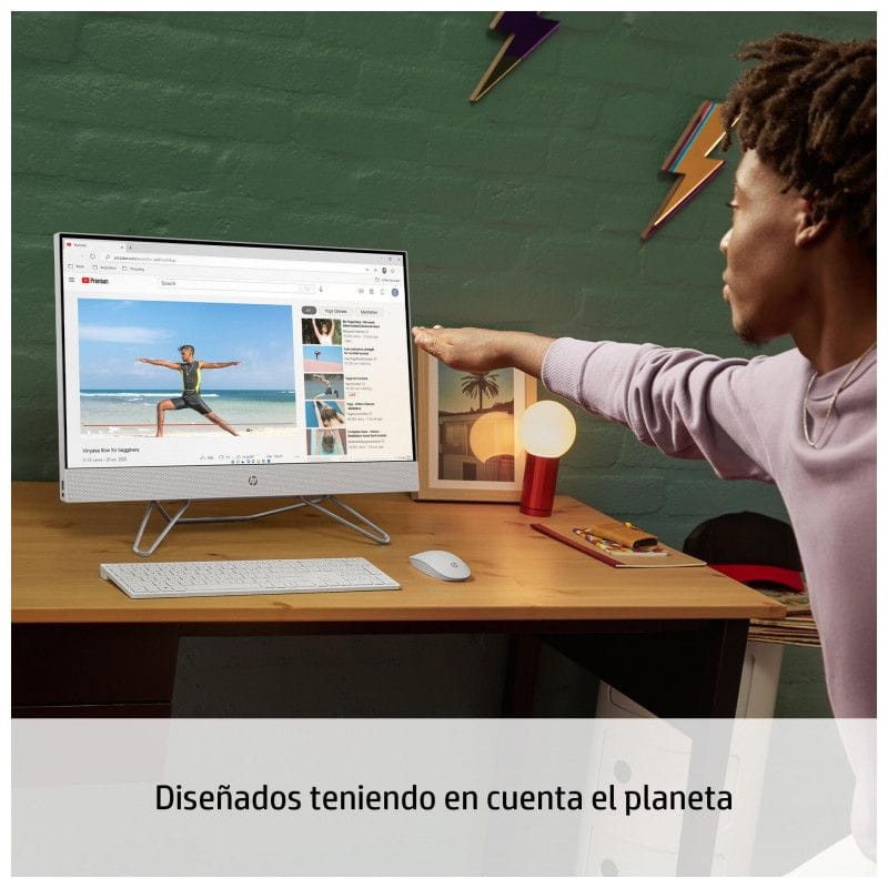 HP 27-CB0002NS Ryzen 3 5300U 8GB/512GB SSD 27 Blanco - Ítem6