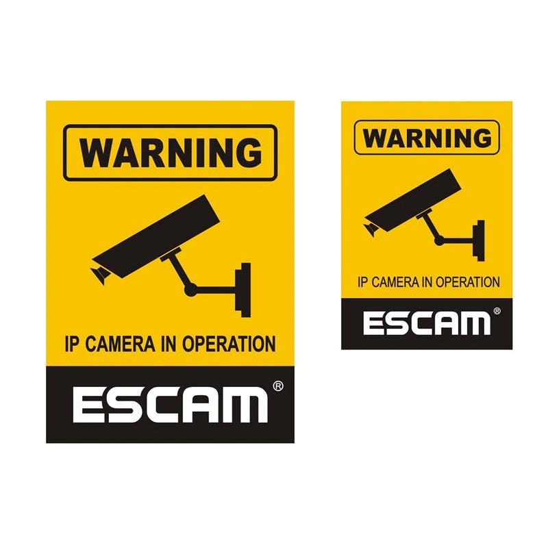 Autocolante WARNING ESCAM - Item