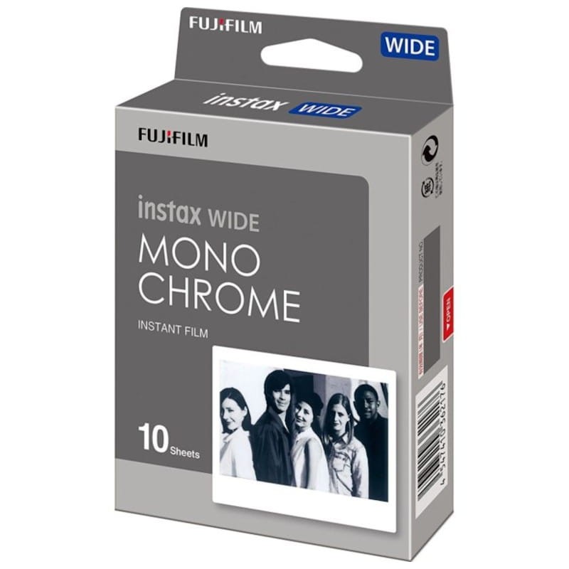 Fujifilm Película instax Wide Monochrome - Papel fotográfico - Ítem