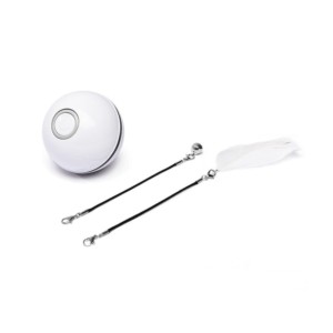 Balle Interactive pour Chats avec Lumières LED Blanche