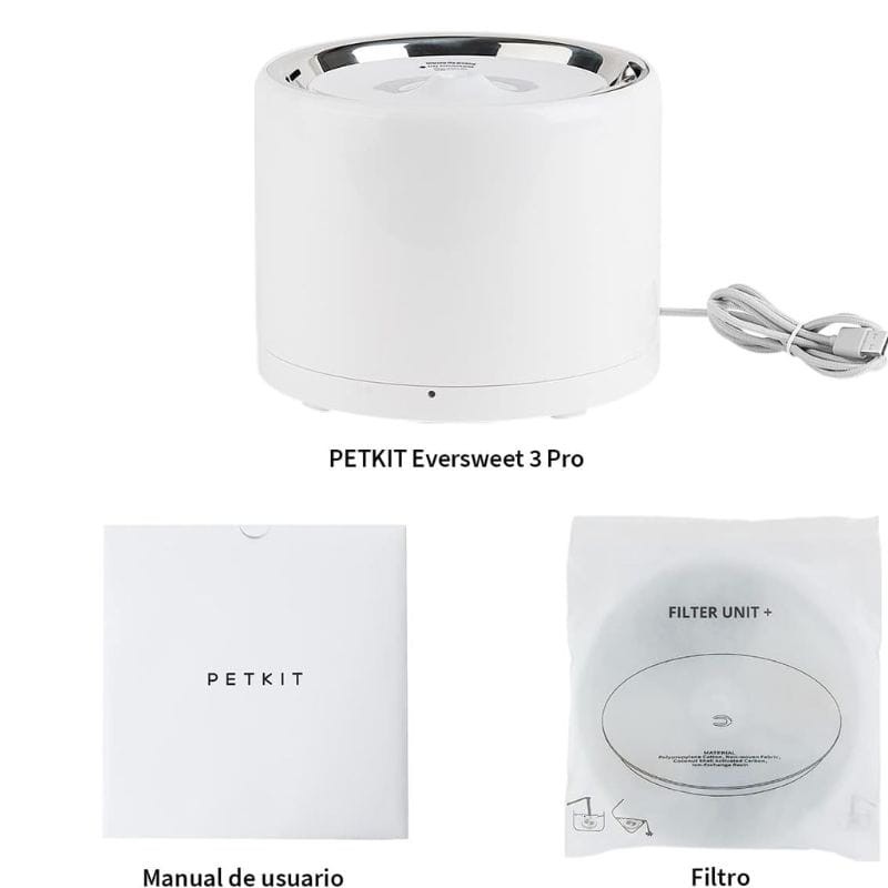 Petkit Eversweet 3 Pro UVC Smart Pet Silent Pump Branco - Bebedouro para animais de estimação - Item7