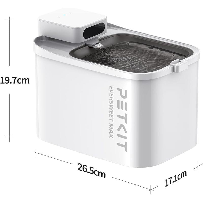 Fonte de água inteligente para animais de estimação 3L - PETKIT Eversweet MAX - Portátil com bateria - Sensor de movimento - Controlo de APP - Item8