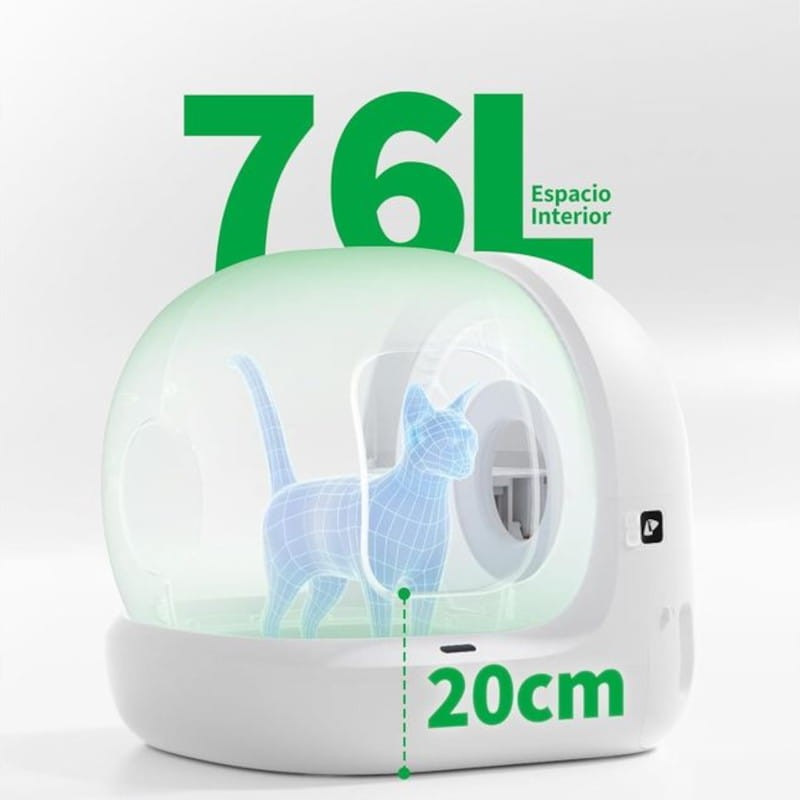Caixa de areia automática PETKIT Pura Max 2 Premium Kit - Com tecnologia xSecure e inclui kit de eliminação de odores - APP Control - Capacidade extra grande - Item1