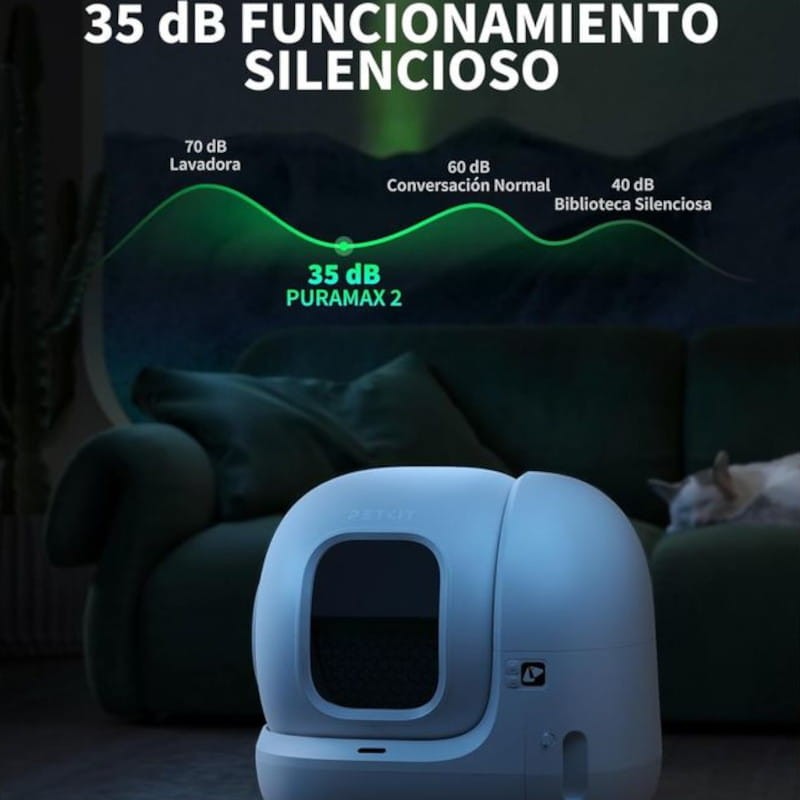 Caixa de areia automática PETKIT Pura Max 2 Premium Kit - Com tecnologia xSecure e inclui kit de eliminação de odores - APP Control - Capacidade extra grande - Item4