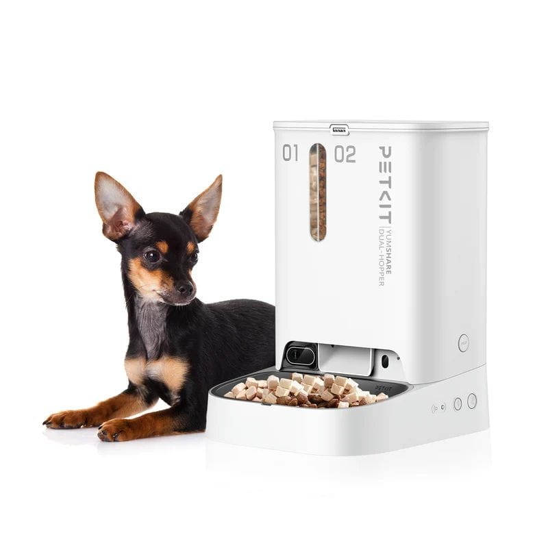 Petkit Yumshare Dual-Hooper Con Cámara Blanco - Comedero Automático - Desprecintado - Ítem9