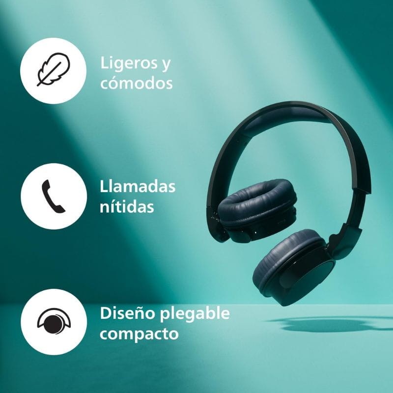 PHILIPS TAH3209BK On-Ear Bluetooth Noir - Casques sans fil - Ítem4