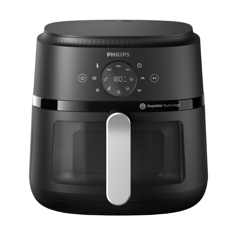 Philips 2000 Series 6.2 L Plata - Freidora de aire
