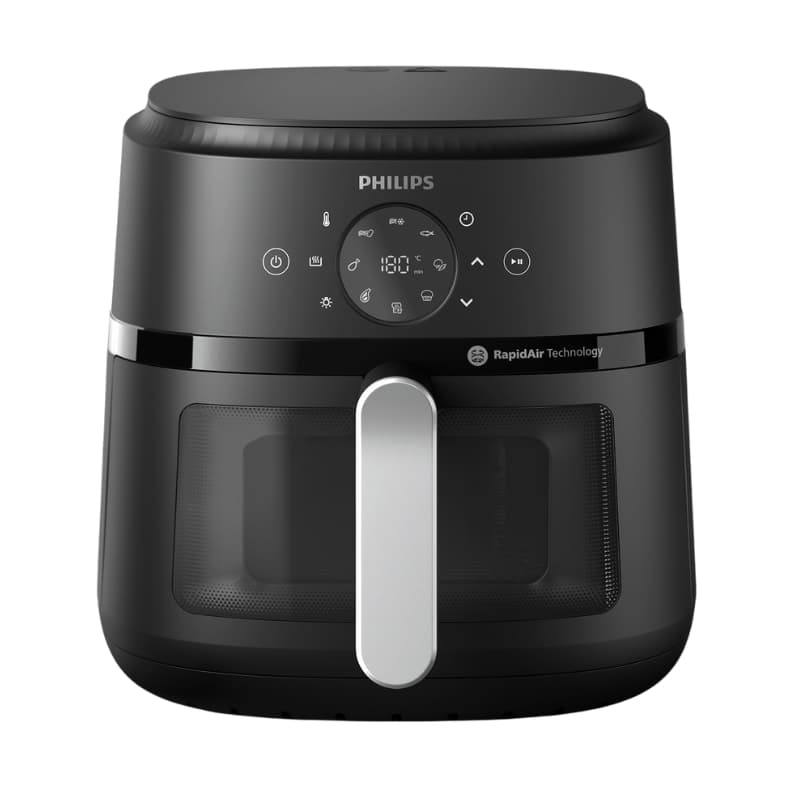 Philips 2000 Series 6.2 L Plata - Freidora de aire