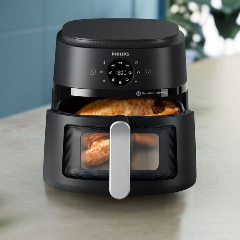 Freidora de aire Philips 2000 Series con Patas antideslizantes 