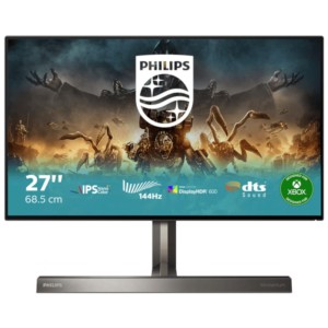 Philips 279M1RV/00 Monitor LED de 27 4K Ultra HD IPS 144 Hz FreeSync Preto - Monitor para jogos