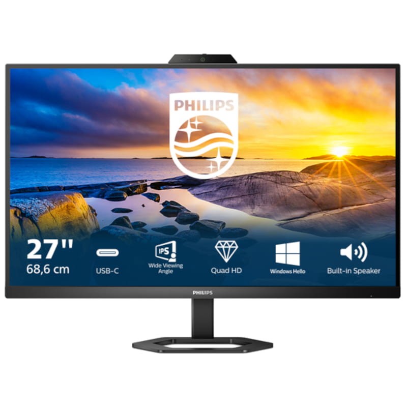 Philips 27E1N5600HE 27 QHD IPS Preto - Monitor PC - Item