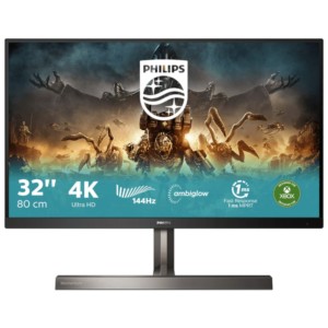 Philips 329M1RV/00 Monitor para jogos de 31,5 4K IPS 144 Hz FreeSync Preto