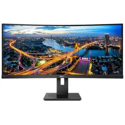 Philips 346B1C 34 incurvé WLED QHD Panel VA Black Ultrawide Monitor Vue de face