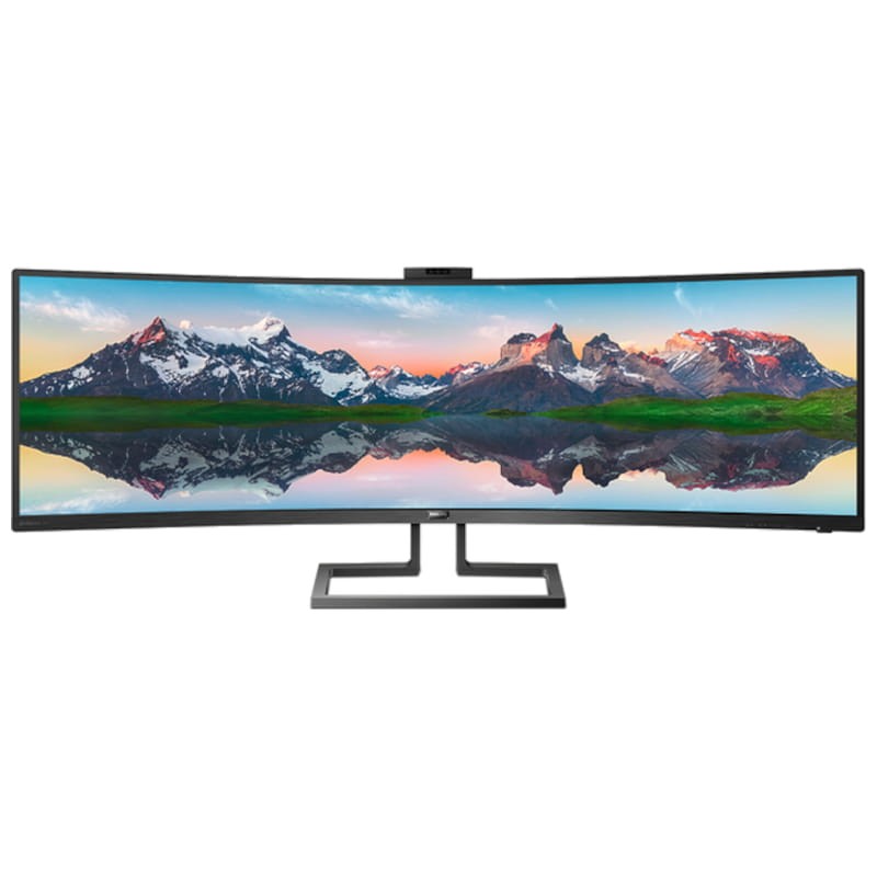 Philips 499P9H 49 Dual QHD VA UltraWide Curvo Webcam Negro - Monitor PC - Ítem1