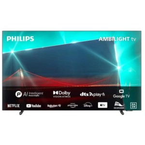 Philips 55OLED718/12 55 4K Ultra HD Ambilight Smart TV Métallique - Télévision