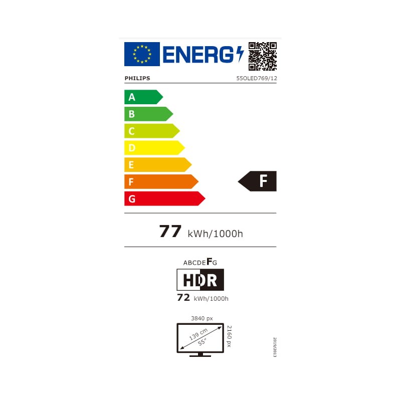 Philips 55OLED769/12 55 4K Ultra HD LED Smart TV Wifi Plata - Televisor - Ítem3