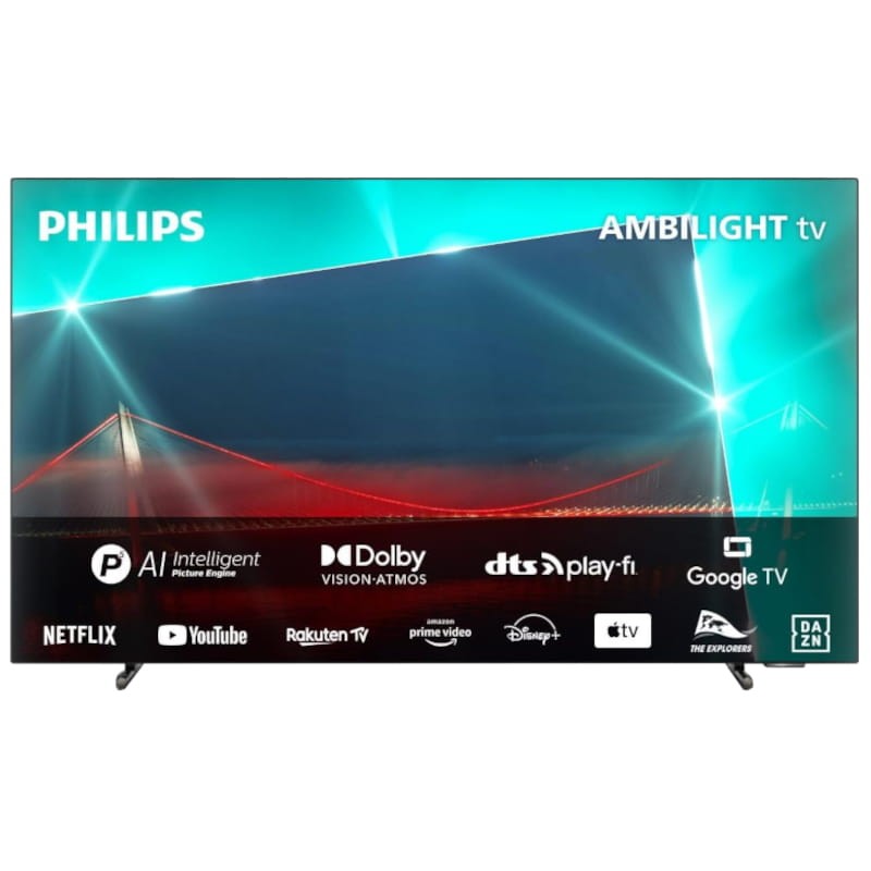 Philips 65OLED718/12 65 OLED 4K Ultra HD Ambilight Smart TV Metálico - Televisión - Ítem