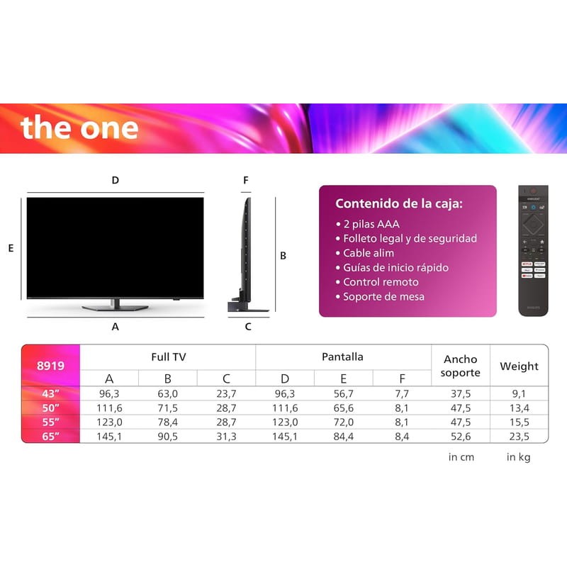 Philips 65PUS8919 65 UHD LED Smart TV Wifi Negro - Televisor - Ítem6