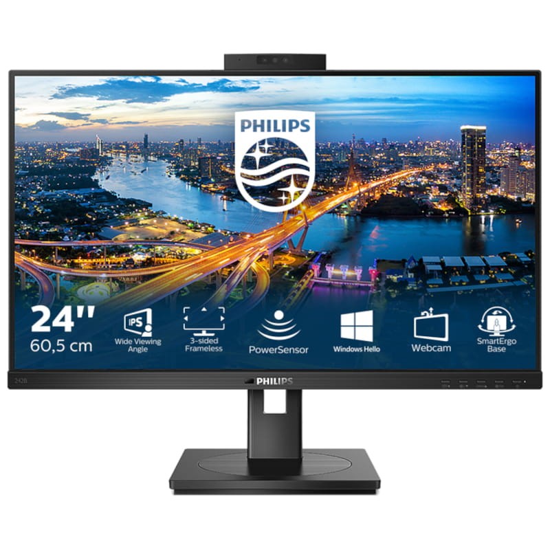 Philips B Line 242B1H/00 23.8 FullHD LED Preto - Monitor - Item