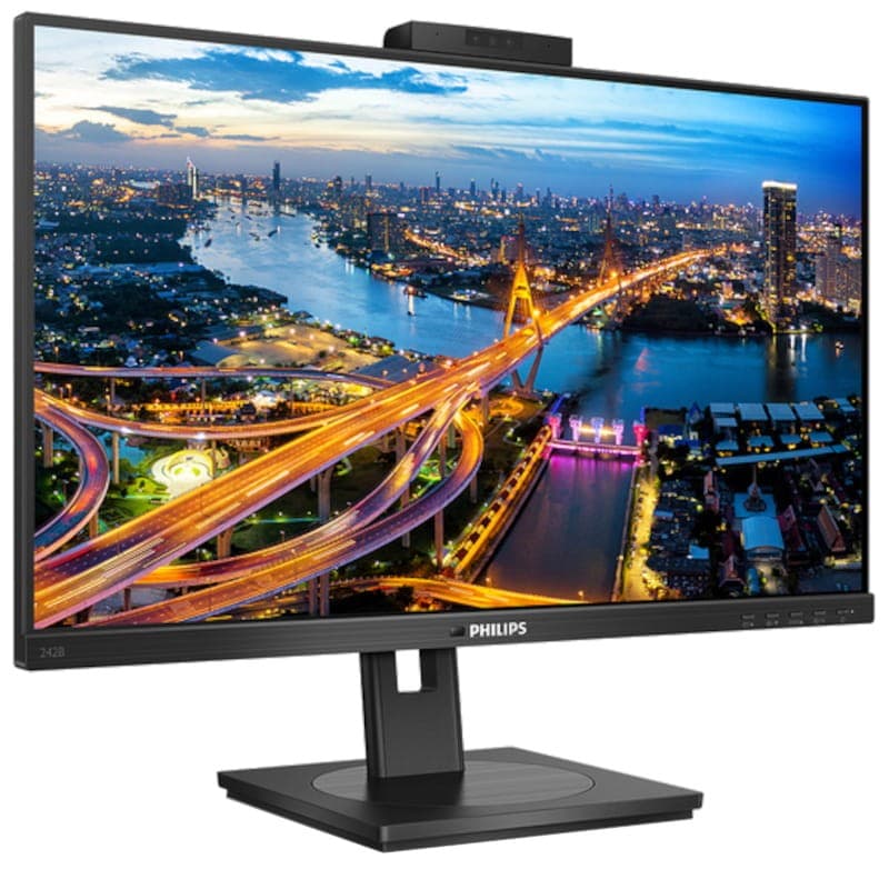 Philips B Line 242B1H/00 23.8 FullHD LED preto vista frontal direita