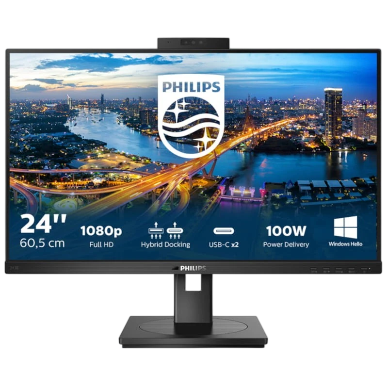 Philips B Line 243B1JH/00 23.8 FullHD IPS Preto - Monitor PC - Item