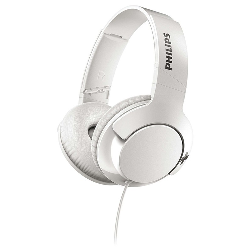 Philips BASS + SHL3175WT Branco - Auscultadores