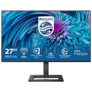 Philips E Line 275E2FAE/00 27 4K Ultra HD IPS FreeSync Preto - Monitor para PC