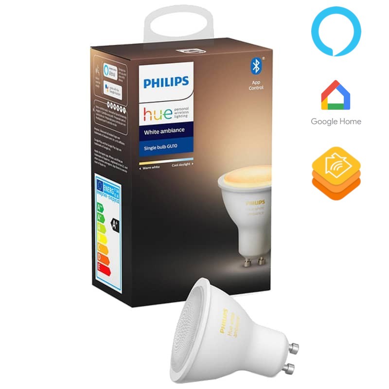 Philips Hue White Ambiance GU10 5W White - Smart Bulb