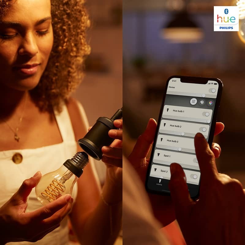 Philips Hue White LED Edison 7W A60 E27 Branco Quente - Lâmpada Inteligente - Item3