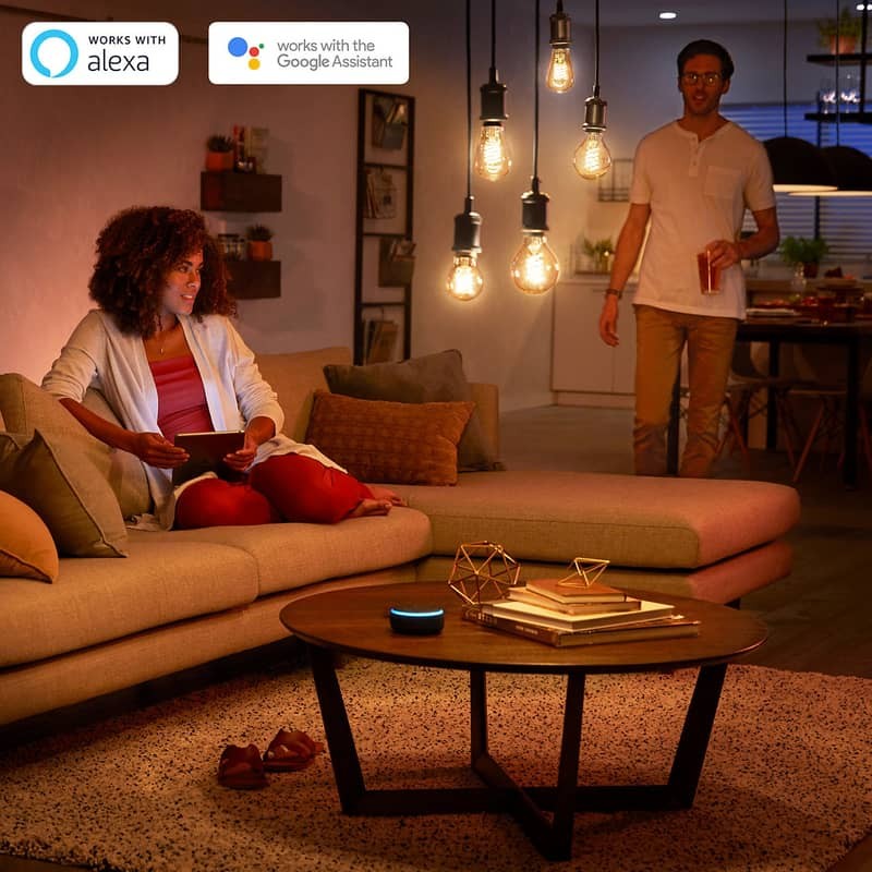 Philips Hue White LED Edison 7W A60 E27 Blanco Cálido - Bombilla Inteligente - Ítem7