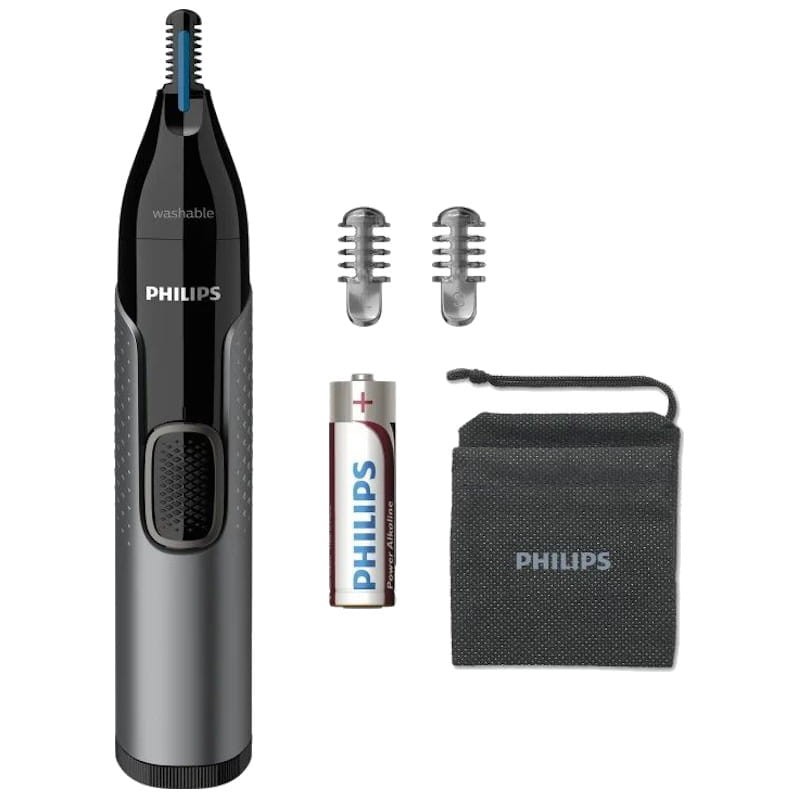 Philips NT365016 - Cortapelos Nariz/Orejas/Cejas Negro y Gris - Ítem2