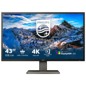 Philips P Line 439P1/00 42.5 pouces VA 4K Ultra HD Noir