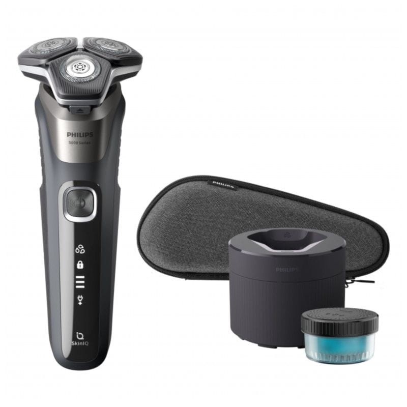 Máquina de Barbear eléctrica Philips Shaver Series 5000 S5887/50 Húmido/Seco Cinzento - Item