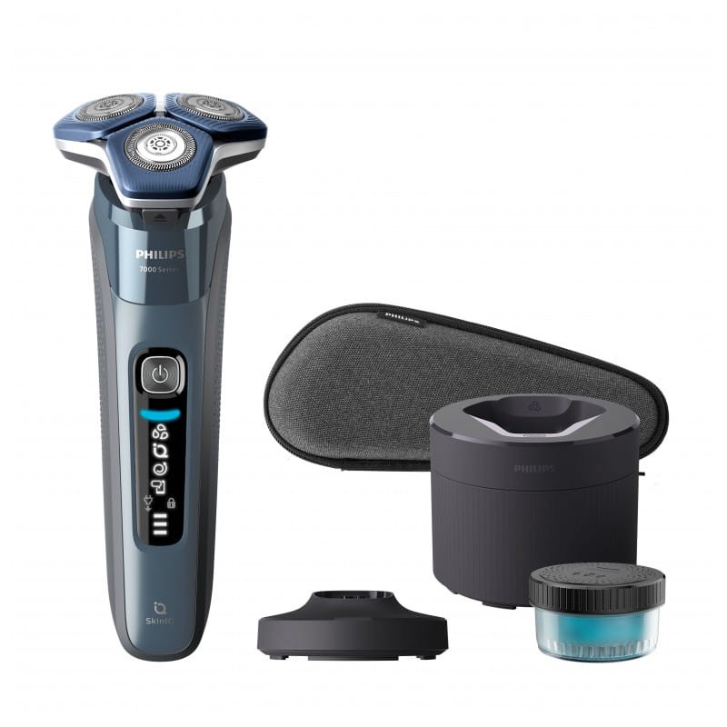 Máquina de barbear elétrica Philips Shaver Series 7000 S7882/55 Wet/Dry Azul - Item2