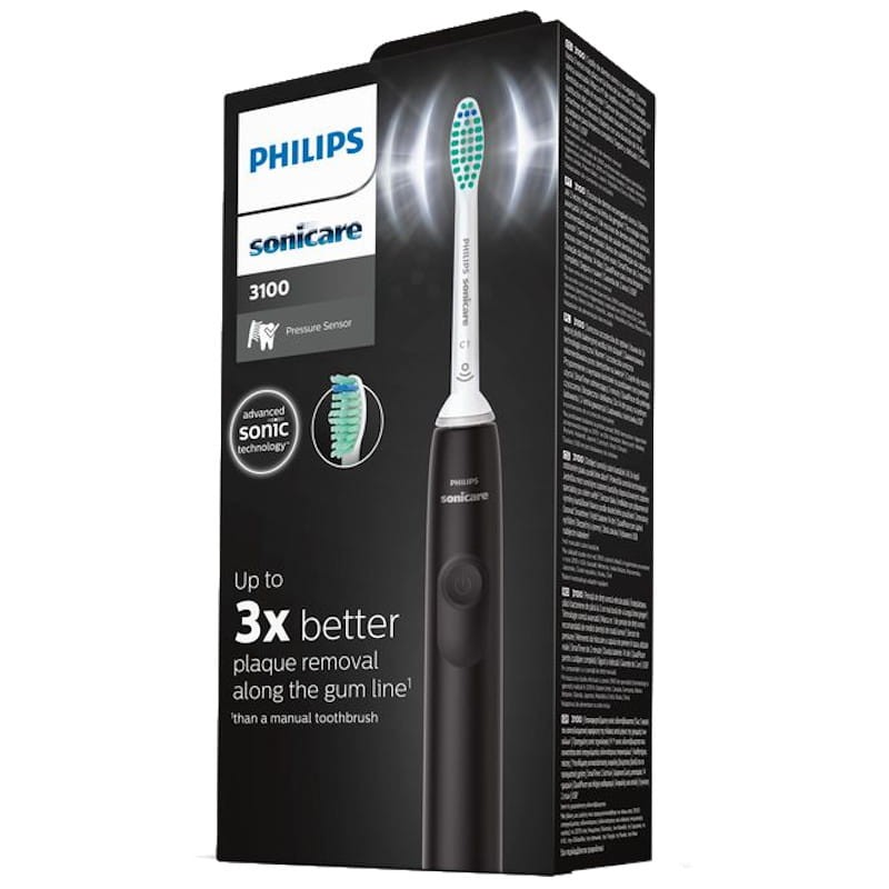 Philips Sonicare 3100 Series HX3671/14 escova de dentes elétrica preta - Item4