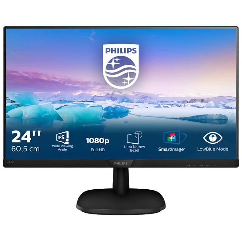 Philips V Line 243V7QDAB/00 24 LCD Full HD Monitor preto - Item