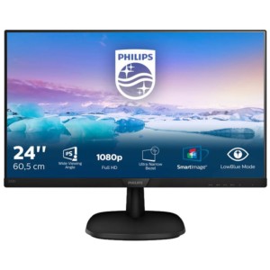 Philips V Line 243V7QDAB/00 24 LCD Full HD Monitor preto