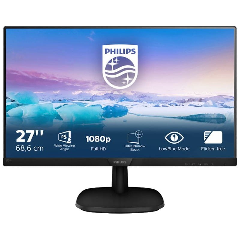 Philips V Line 273V7QDSB/00 27 LCD FullHD IPS Monitor Preto - Item