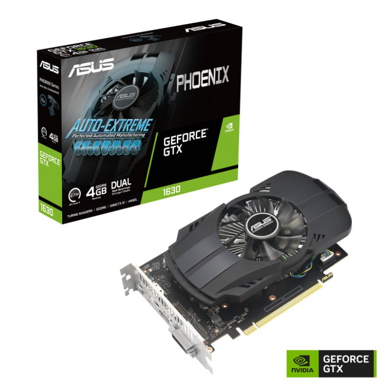 ASUS Phoenix PH-GTX1630-4G-EVO 4 GB GDDR6 Negro – Tarjeta Gráfica - Ítem