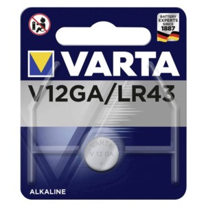 Pila de Botón Varta V12GA LR43