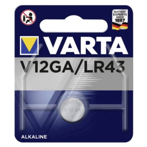 Pilha de Botão Varta V12GA LR43
