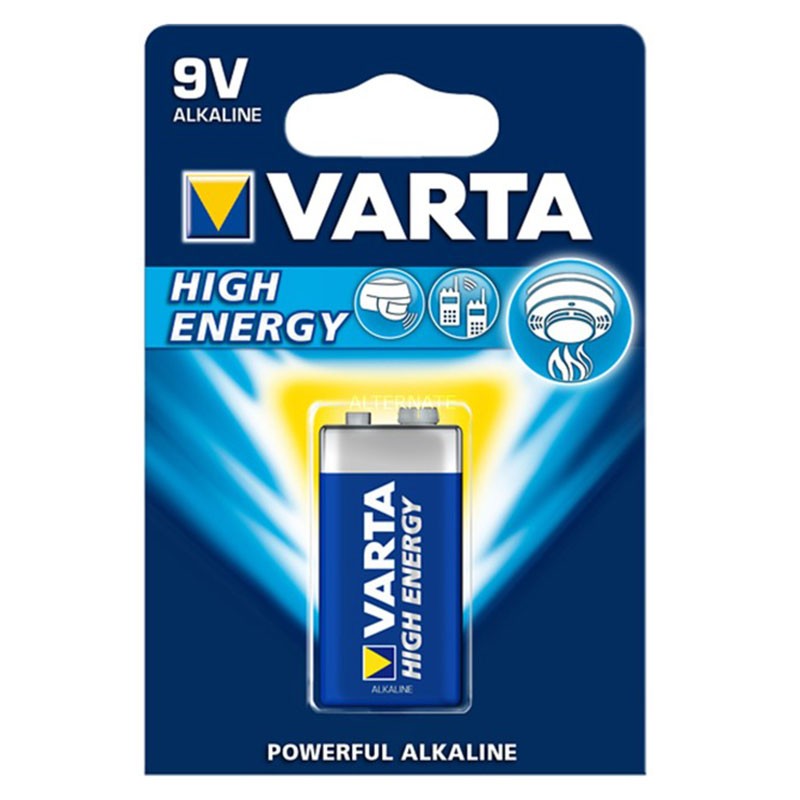 Pilha Varta 6LR61 9V Long Life Power - Item