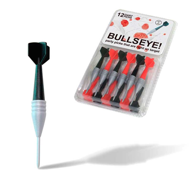 Bullseye dart party picks