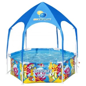 Children's Pool with Splash-in-Shade Roof Bestway 5618T