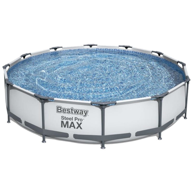 Piscina redonda removível grande Bestway Steel Pro 56416 + bomba de filtro - 366 cm - Item3