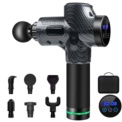 Muscle Massage Gun 6 Heads 30 Levels Black - Item