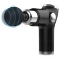 Mini Pistolet de Massage Musculaire 4 Têtes 32 Niveaux Écran LCD Noir - Ítem
